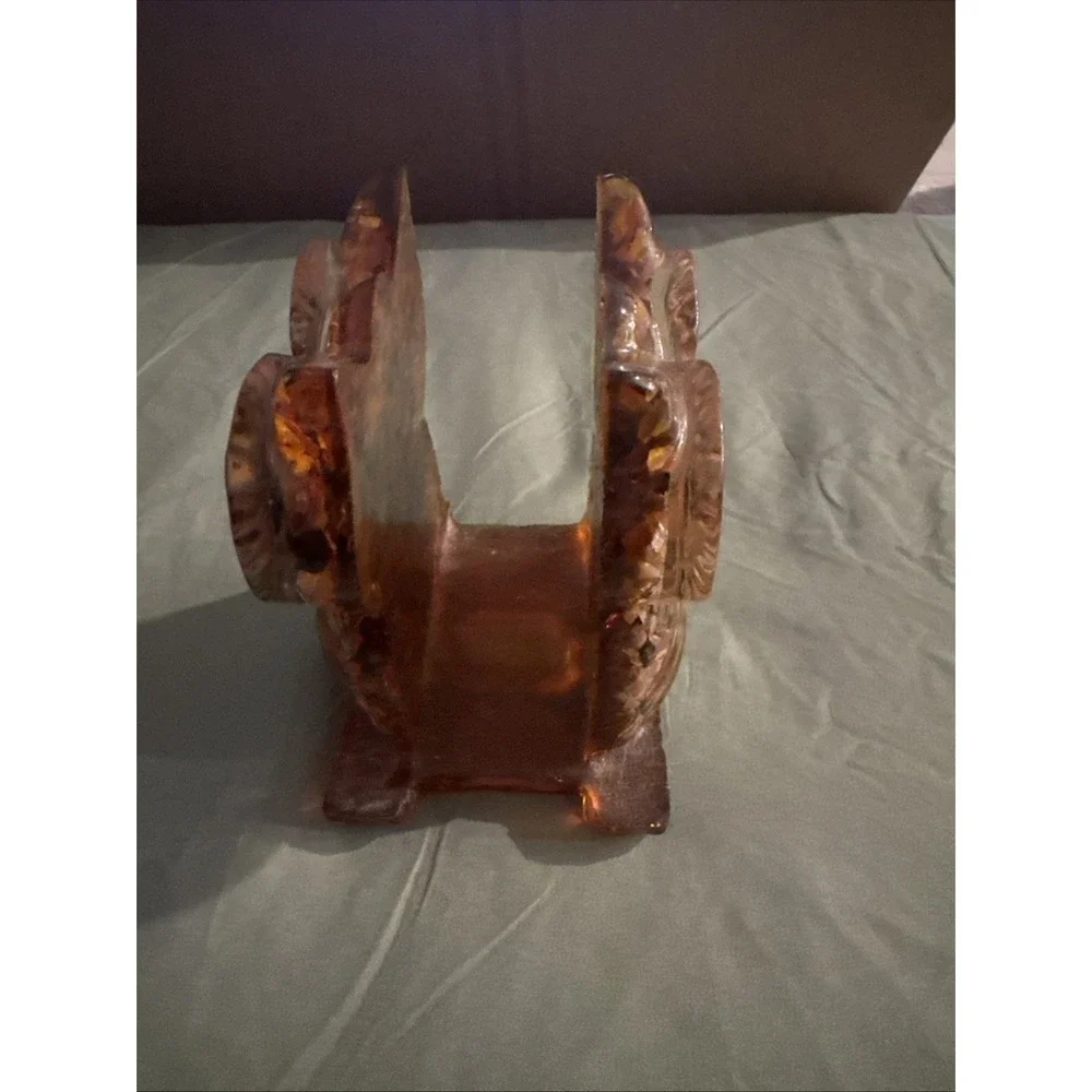 Vintage Acrylic Resin Owl Napkin Holder